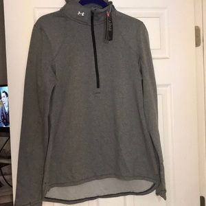 Grey quarter zip - under armour